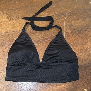 Black bathing suit top